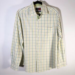 Peter England Casual Plaid Shirt - Green and Yellow